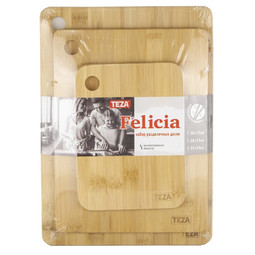 Доска разделочная "Allegra", 35x25x1,5 см, бамбук