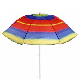 Зонт пляжный "Лайм" с наклоном, купол Ø 200 см