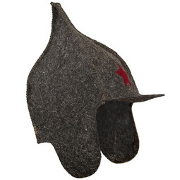 Набор 3-х предметный Эко, «С легким паром!» (шапка с вышивкой, коврик, рукавица)